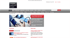 Desktop Screenshot of hospitalhealthcare.com