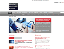Tablet Screenshot of hospitalhealthcare.com